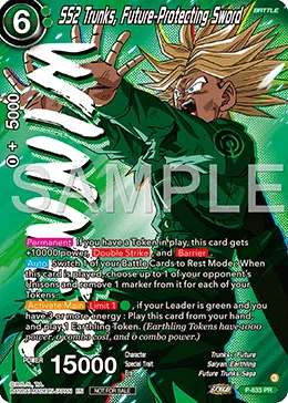 P-633 SS2 Trunks, Future-Protecting Sword (Promo)