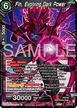 P-639 Fin, Evolving Dark Power