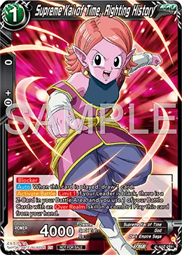 P-652 Supreme Kai of Time, Righting History