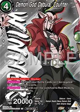 P-680 Demon God Dabura, Counter (Promo)