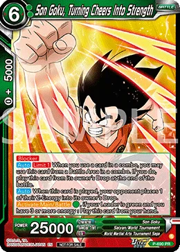 P-690 Son Goku, Turning Cheers Into Strength