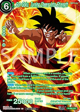 P-690 Son Goku, Turning Cheers Into Strength (Promo)