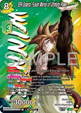 P-711 SS4 Gogeta, Fusion Warrior of Ultimate Power (Promo)