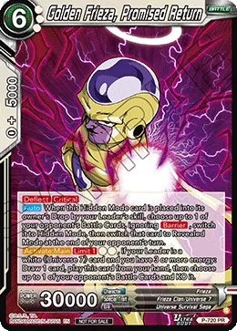P-720 Golden Frieza, Promised Return