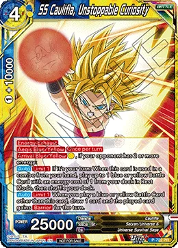 P-722 SS Caulifla, Unstoppable Curiosity