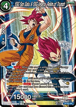 P-727 SSG Son Goku & SSG Vegeta, Realm of Triumph