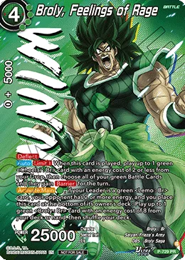 P-729 Broly, Feelings of Rage (Promo)