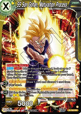 P-732 SS Son Gohan, Maturation Process