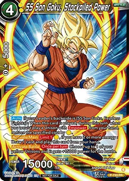 P-733 SS Son Goku, Stockpiled Power