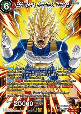 P-739 SS2 Vegeta, Relentless Defiance