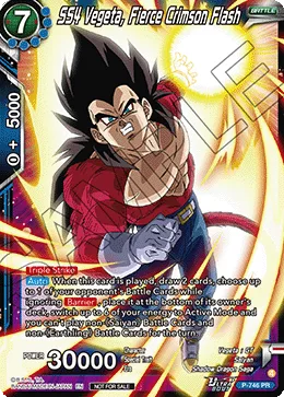 P-746 SS4 Vegeta, Fierce Crimson Flash
