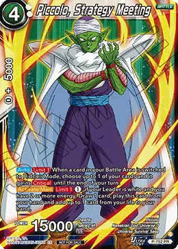 P-752 Piccolo, Strategy Meeting
