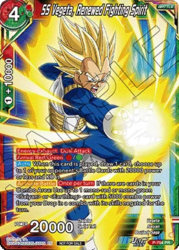 P-754 SS Vegeta, Renewed Fighting Spirit