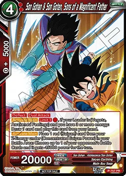 P-757 Son Gohan & Son Goten, Sons of a Magnificent Father