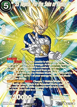 P-762 SS Vegeta, For the Sake of Family (Promo)