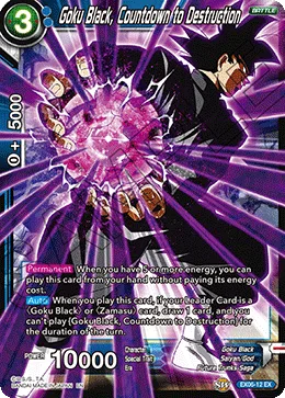 EX06-12 Goku Black, Countdown to Destruction