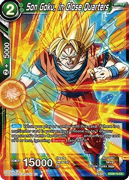 EX06-15 Son Goku, in Close Quarters