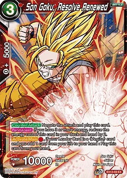 EX13-03 Son Goku, Resolve Renewed