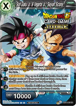 EX13-30 Son Goku Jr. & Vegeta Jr., Saiyan Scions (Promo)