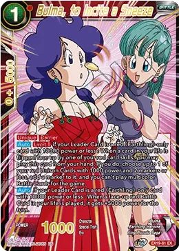 EX19-01 Bulma, to Incite a Sneeze