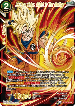 EX19-03 SS Son Goku, Might in the Making