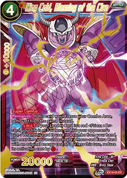 EX19-05 King Cold, Blessing of the Clan