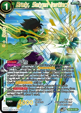 EX19-11 Broly, Saiyan Instinct