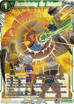 EX19-13 Encountering the Unknown