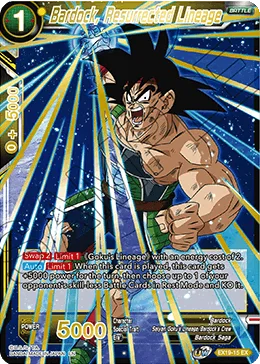 EX19-15 Bardock, Resurrected Lineage