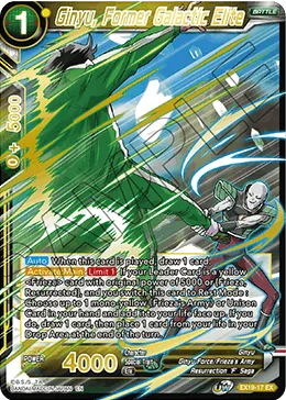 EX19-17 Ginyu, Former Galactic Elite