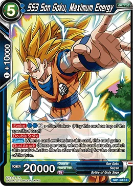 SD1-03 SS3 Son Goku, Maximum Energy