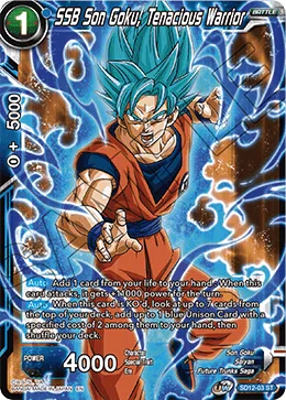 SD12-03 SSB Son Goku, Tenacious Warrior