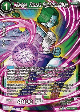 SD13-04 Zarbon, Frieza's Right-Hand Man