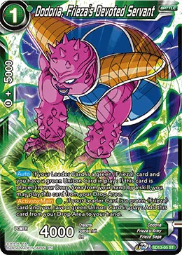 SD13-05 Dodoria, Frieza's Devoted Servant