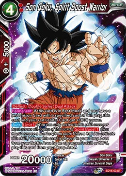 SD15-03 Son Goku, Spirit Boost Warrior