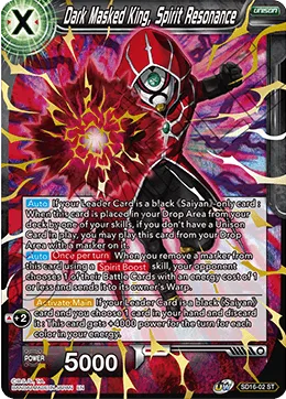 SD16-02 Dark Masked King, Spirit Resonance