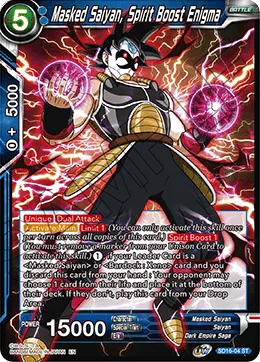 SD16-04 Masked Saiyan, Spirit Boost Enigma