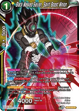 SD16-05 Black Masked Saiyan, Spirit Boost Minion