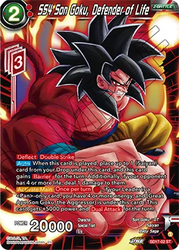 SD17-02 SS4 Son Goku, Defender of Life
