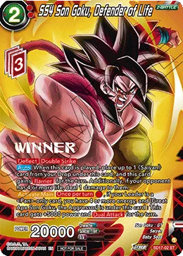 SD17-02 SS4 Son Goku, Defender of Life (Parallel)