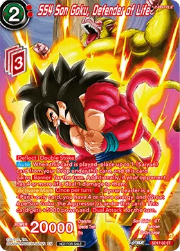 SD17-02 SS4 Son Goku, Defender of Life (Promo)