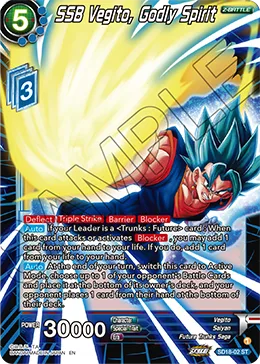 SD18-02 SSB Vegito, Godly Spirit (Alt art)