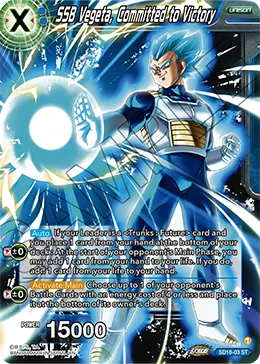 SD18-03 SSB Vegeta, Committed to Victory