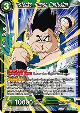 SD19-05 Gotenks, Fusion Confusion