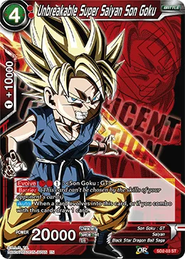 SD2-03 Unbreakable Super Saiyan Son Goku (Promo)
