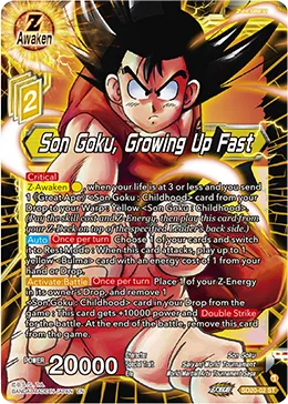 SD20-02 Son Goku, Growing Up Fast