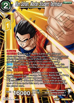SD21-04 Son Gohan, Master-Student Technique