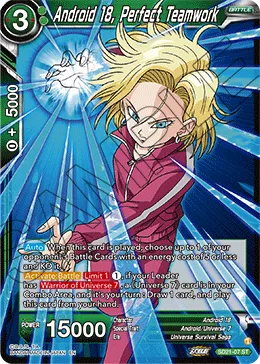 SD21-07 Android 18, Perfect Teamwork