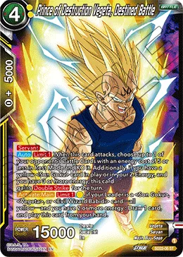 SD22-06 Prince of Destruction Vegeta, Destined Battle