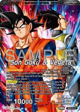 SD23-01 Son Goku & Vegeta (Promo)